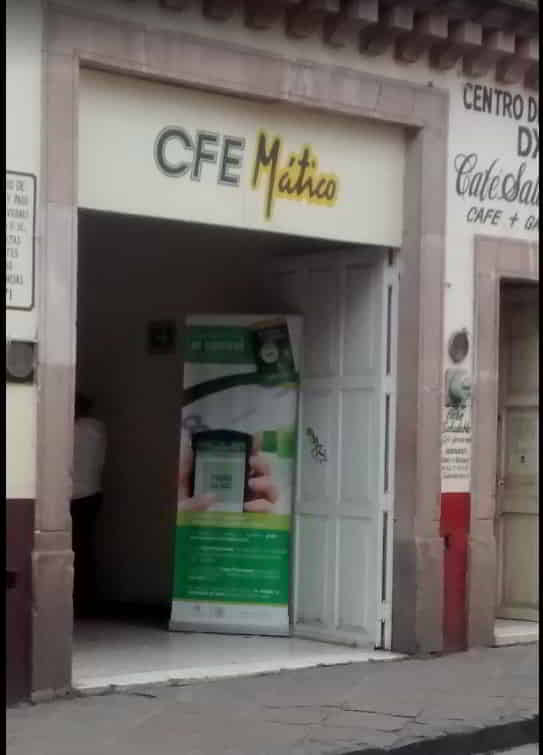 Oficina CFE Villalpando en Zacatecas