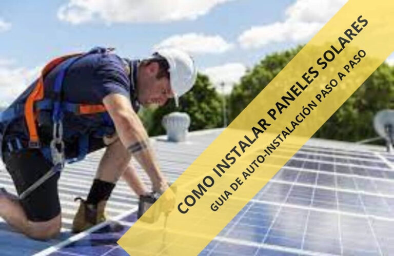 como instalar paneles solares